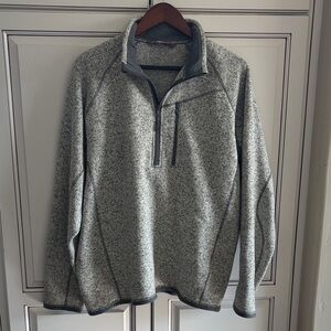 Arborwear 1/4 Zip Sweater Fleece Pullover Jacket Outdoors Gray Mens Size Large